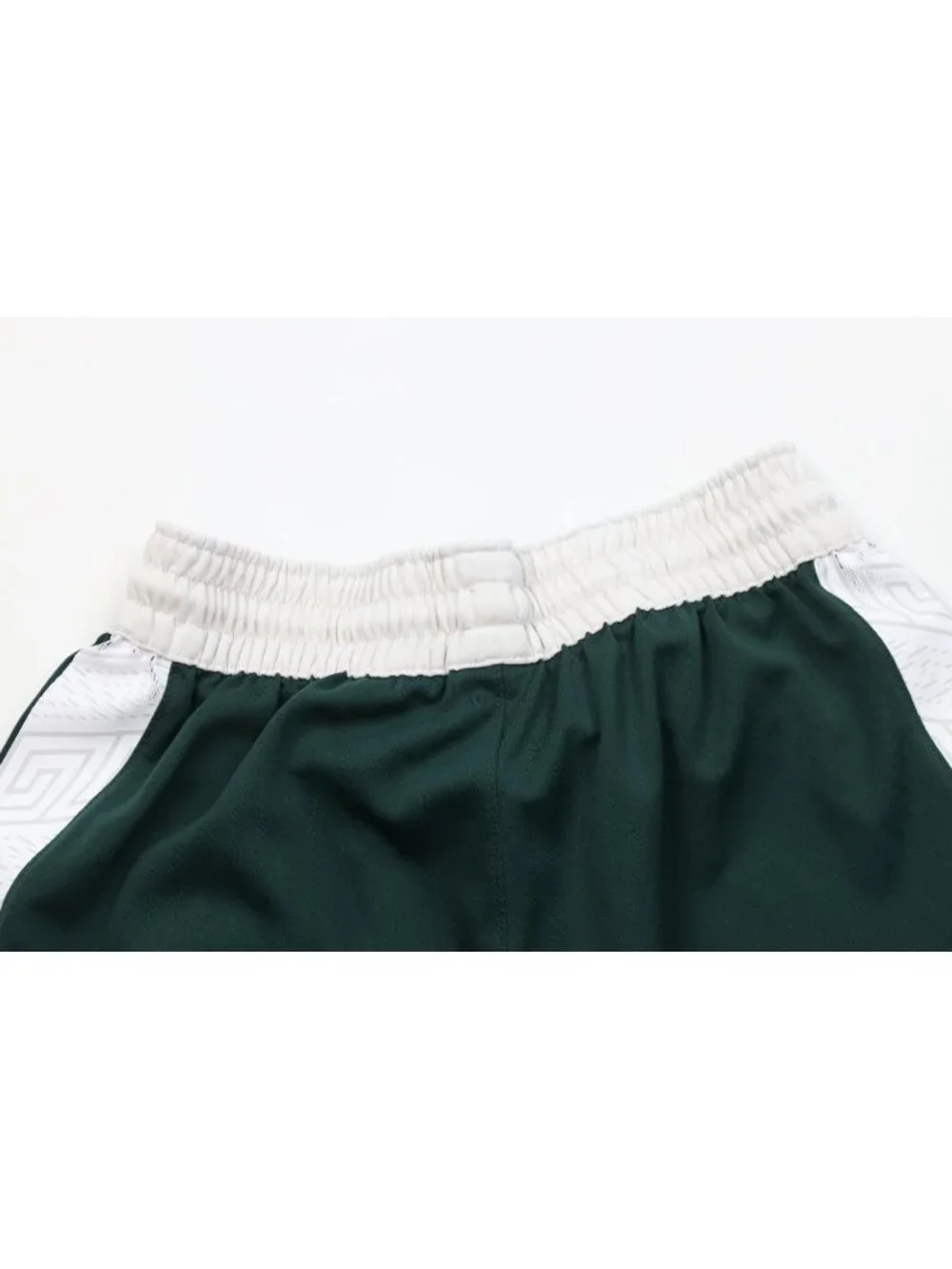 Nike Mens Large Molon Labe Michigan State University Basketball Shorts Green